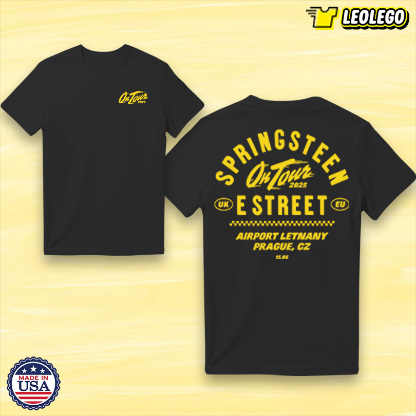 Bruce Springsteen & E Street Band Prague, CR June 15 2025 Limited Shirt