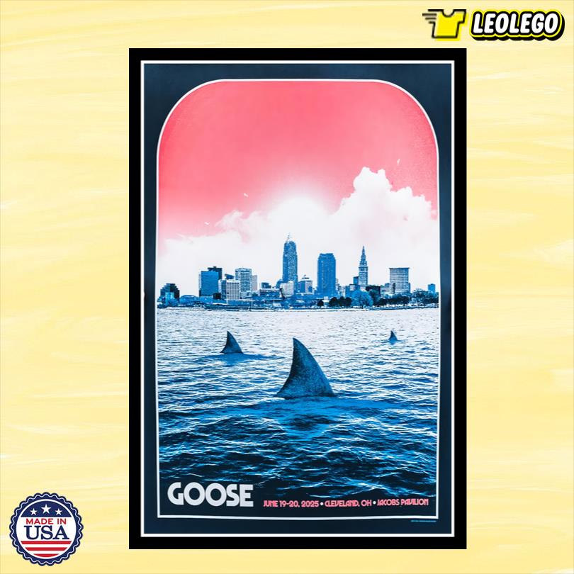 Goose Jacobs Pavilion June 19-20 2025 Cleveland, OH Show Poster