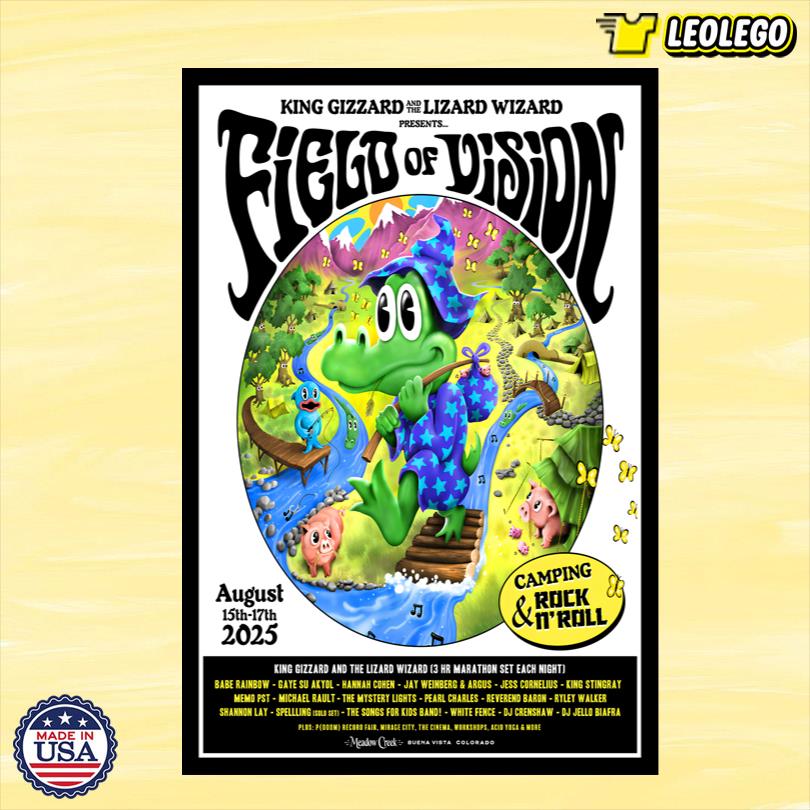 kinggizzard Of Vision Aug 15-17 2025 Buena Vista, CO Festival Poster