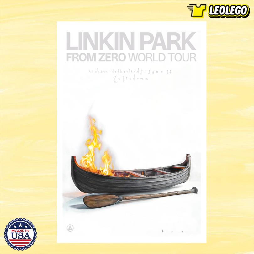 Linkin Park Gelredome Arnhem, Netherlands June 26th 2025 Tour Poster