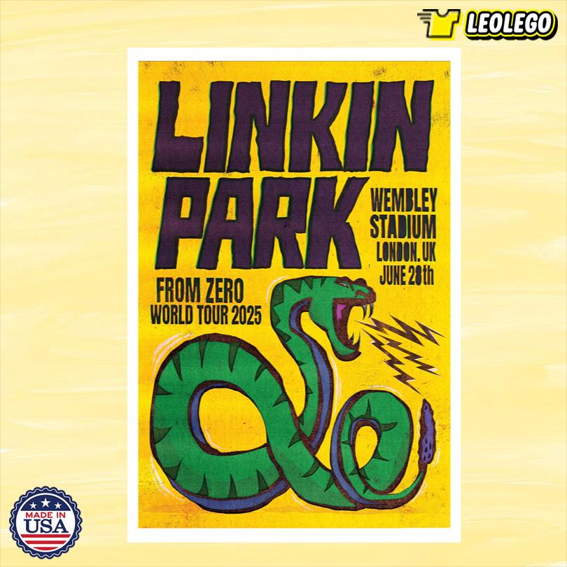 Linkin Park Show June 28 2025 Wembley Stadium London, UK Poster