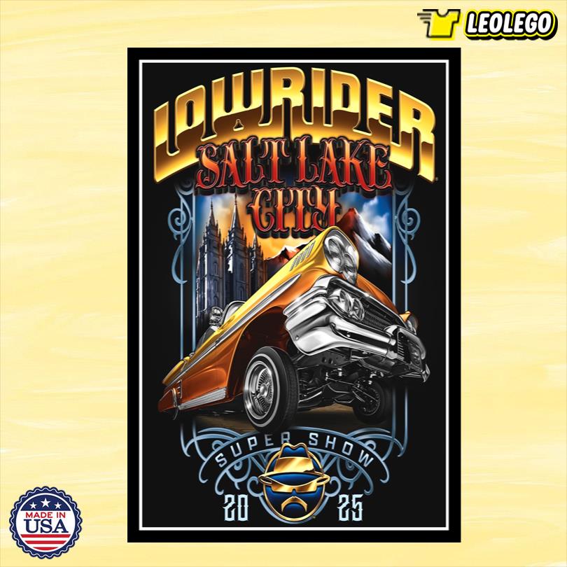 Lowrider July 12 2025 Salt Lake City Super Show Poster Artwork