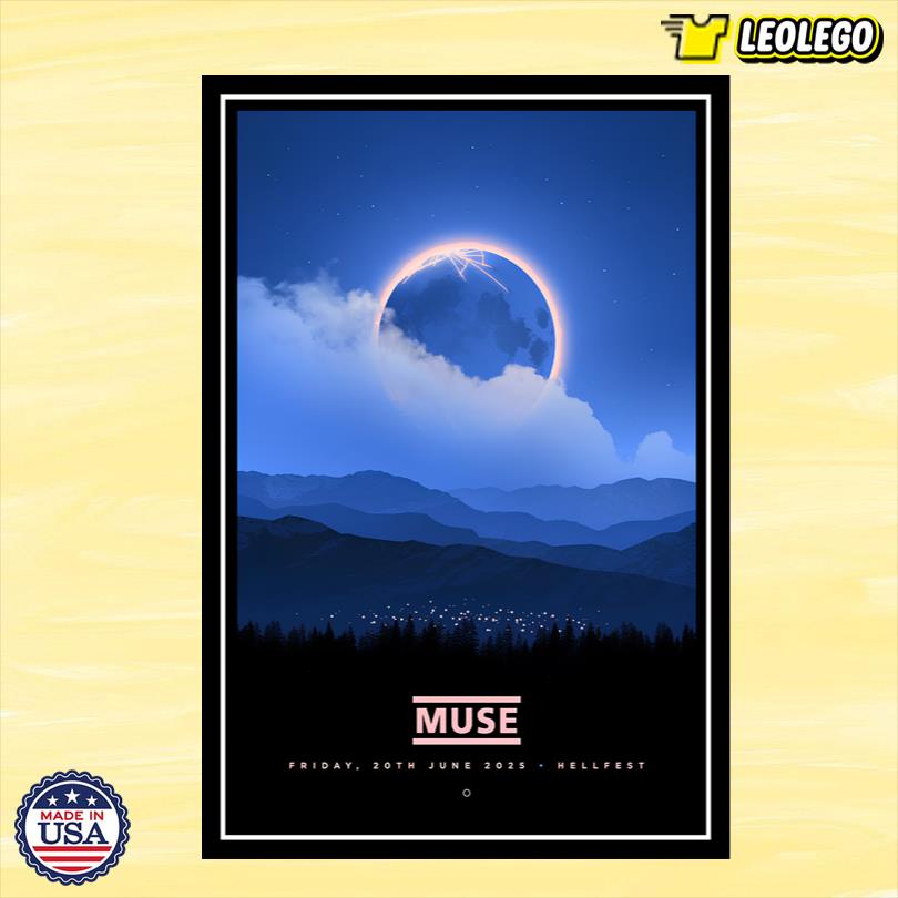 Muse Clisson, France June 20 2025 Hellfest Event Poster