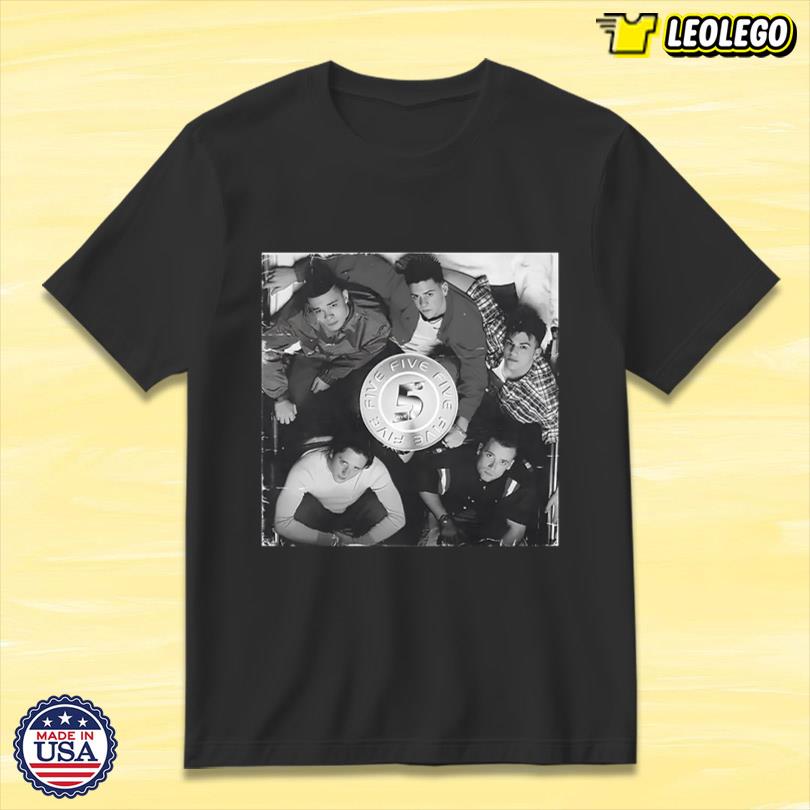 New 2025 Five Debut Album Anniversary Faded Tee