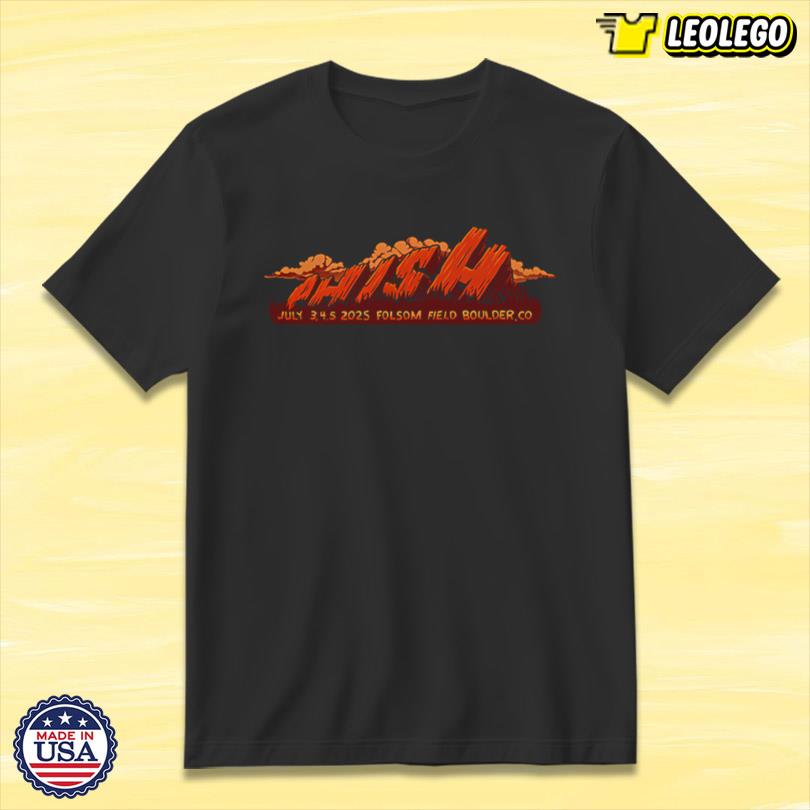 Phish July 3-4-5 2025 Boulder, CO Limited Shirt