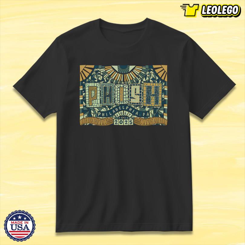 Phish Philadelphia, PA July 15-16 2025 Tour T Shirt