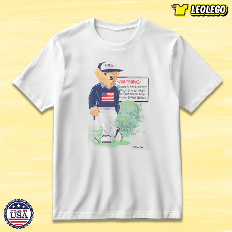 Ralph Lauren 2025 Ryder Cup Polo Bear White Shirt