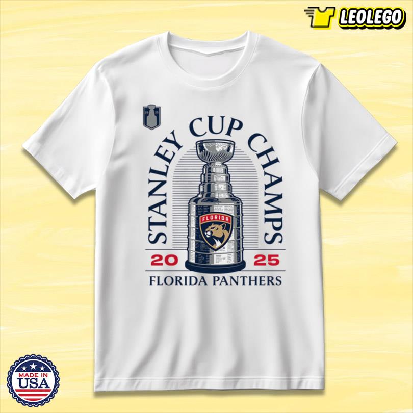 T-Shirt Florida Panthers 2025 Stanley Cup Champs Locker Room