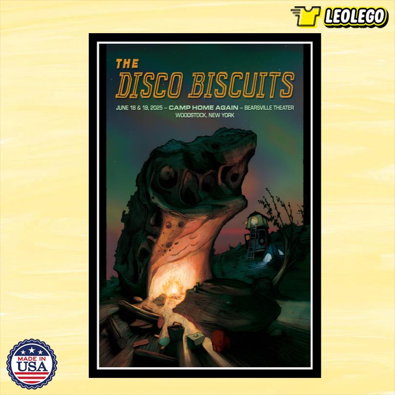 The Disco Biscuits Bearsville Theater June 18-19 2025 Woodstock, NY Show Poster