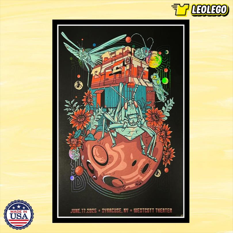 The Disco Biscuits Westcott Theater Syracuse, NY June 17 2025 Concert Poster