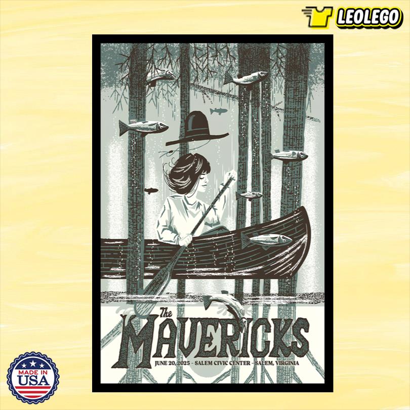 The Mavericks Salem Civic Center Salem, VA June 20 2025 Tour Poster