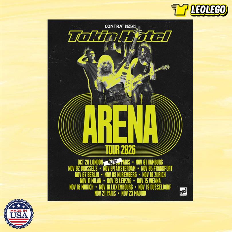 Tokio Hotel Arena Show 2025 Poster