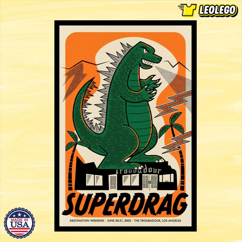 West Hollywood, CA June 20-21 2025 Superdrag Poster